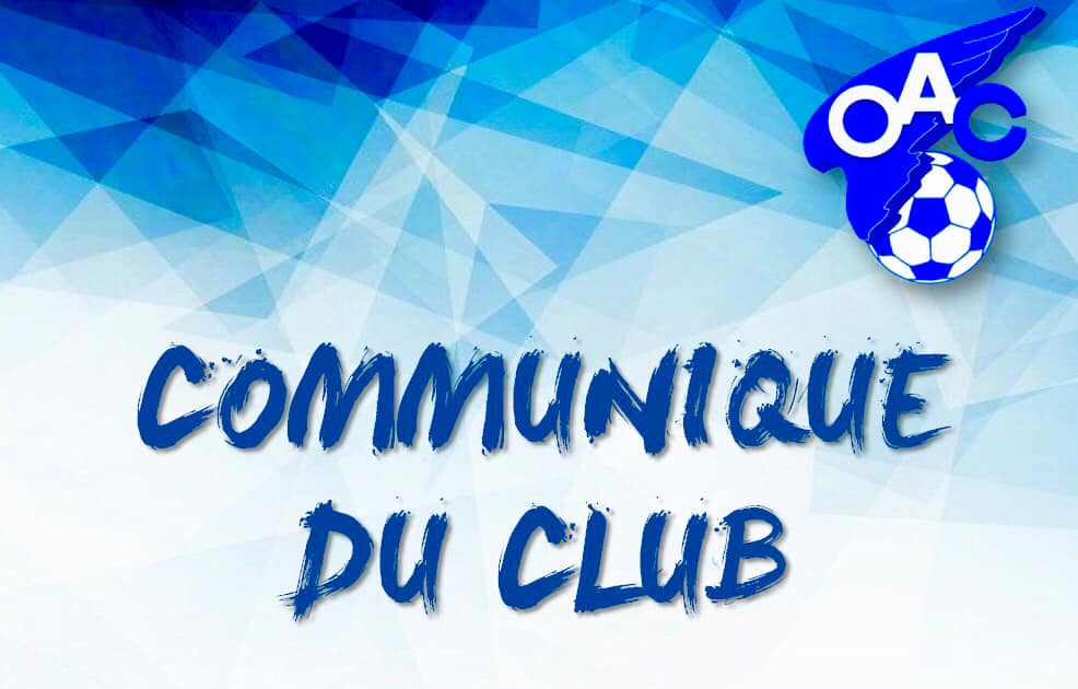 COMMUNIQUÉ OFFICIEL