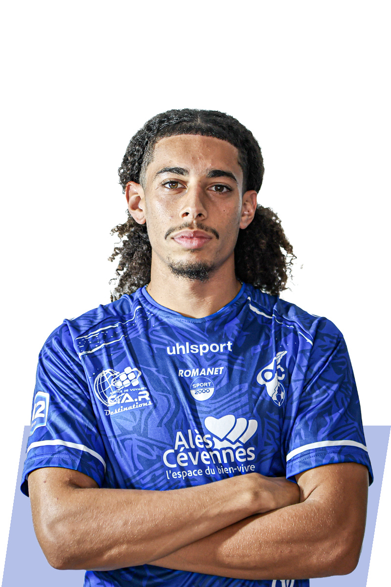 Abdelakram TOUIDJ — Portrait principal — OAC 2026/2027 Abdelakram TOUIDJ — Portrait principal — Olympique d’Alès en Cévennes