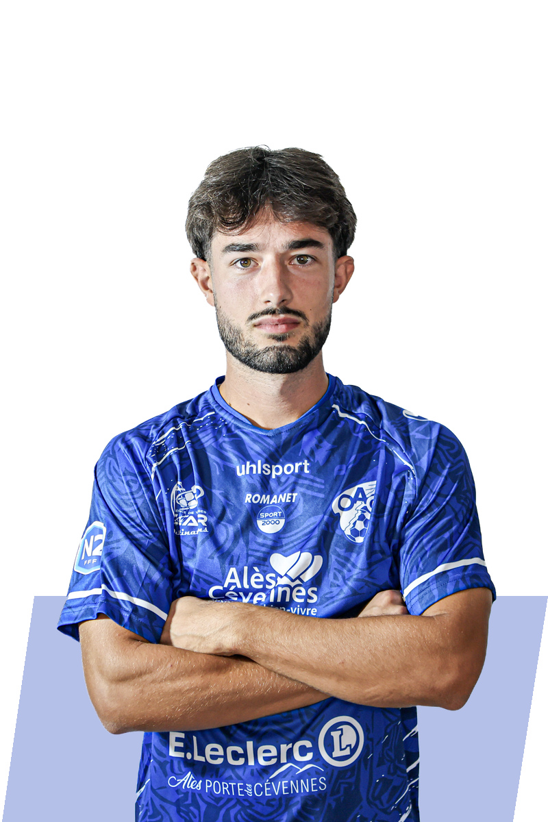 Axel DARNAUD — Portrait principal — OAC 2026/2027 Axel DARNAUD — Portrait principal — Olympique d’Alès en Cévennes