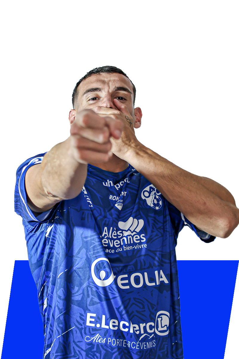 Esteban RUIZ — Variante au survol — OAC 2026/2027 Esteban RUIZ — Variante au survol — Olympique d’Alès en Cévennes
