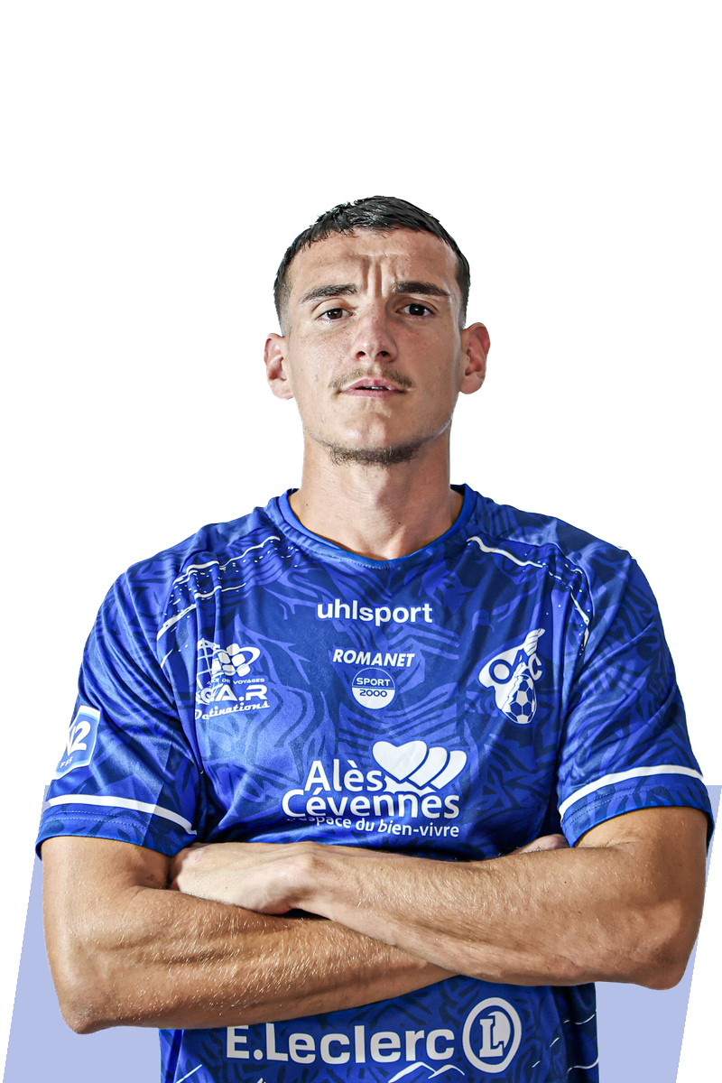 Esteban RUIZ — Portrait principal — OAC 2026/2027 Esteban RUIZ — Portrait principal — Olympique d’Alès en Cévennes
