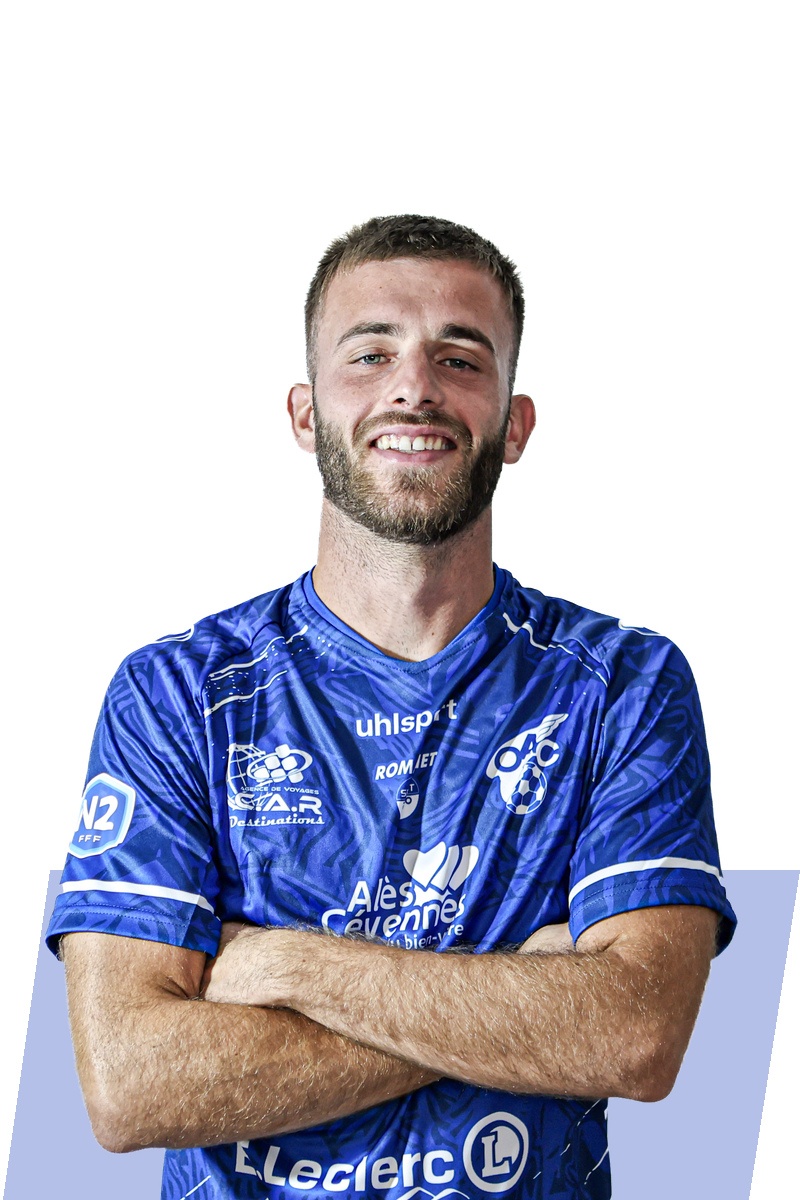 Florian PANNAFIT — Portrait principal — OAC 2026/2027 Florian PANNAFIT — Portrait principal — Olympique d’Alès en Cévennes