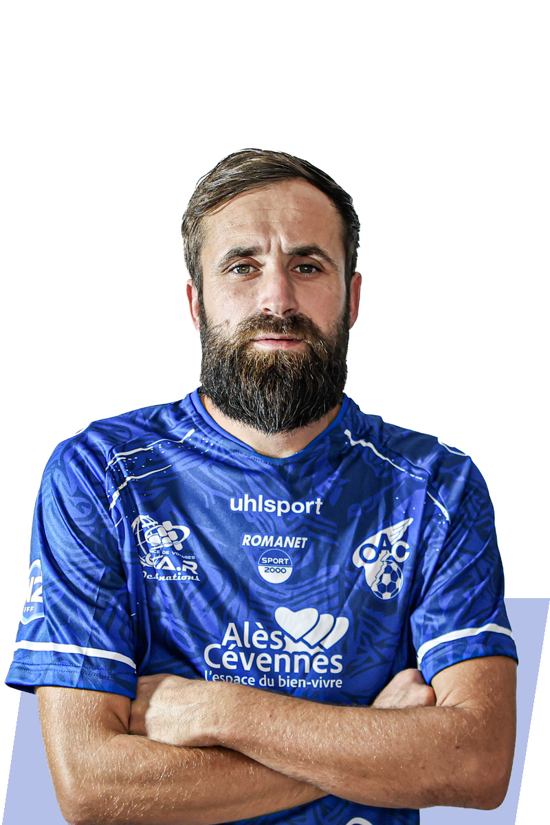 Lucas FRANCO — Portrait principal — OAC 2026/2027 Lucas FRANCO — Portrait principal — Olympique d’Alès en Cévennes