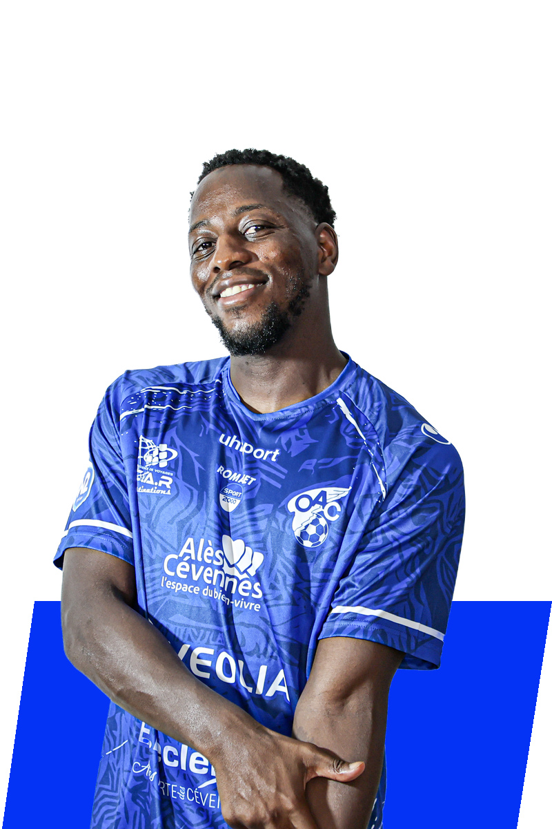 Makan TRAORÉ — Variante au survol — OAC 2026/2027 Makan TRAORÉ — Variante au survol — Olympique d’Alès en Cévennes