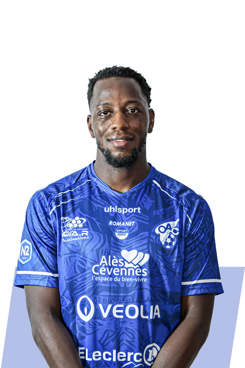 Makan TRAORÉ — Portrait principal — OAC 2026/2027 Makan TRAORÉ — Portrait principal — Olympique d’Alès en Cévennes