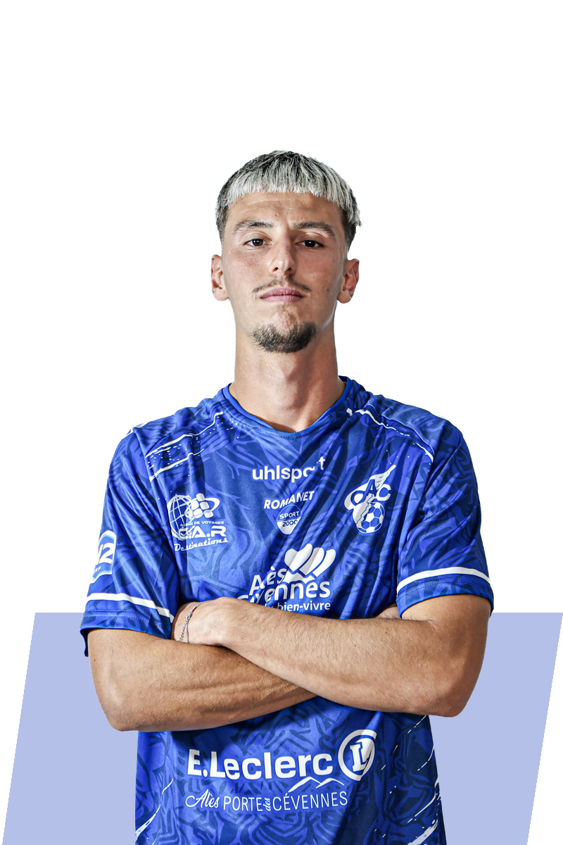 Mattis GRASSET — Portrait principal — OAC 2026/2027 Mattis GRASSET — Portrait principal — Olympique d’Alès en Cévennes