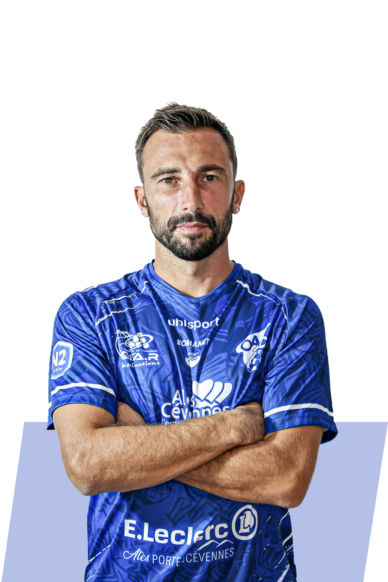 Nicolas BENEZET — Portrait principal — OAC 2026/2027 Nicolas BENEZET — Portrait principal — Olympique d’Alès en Cévennes