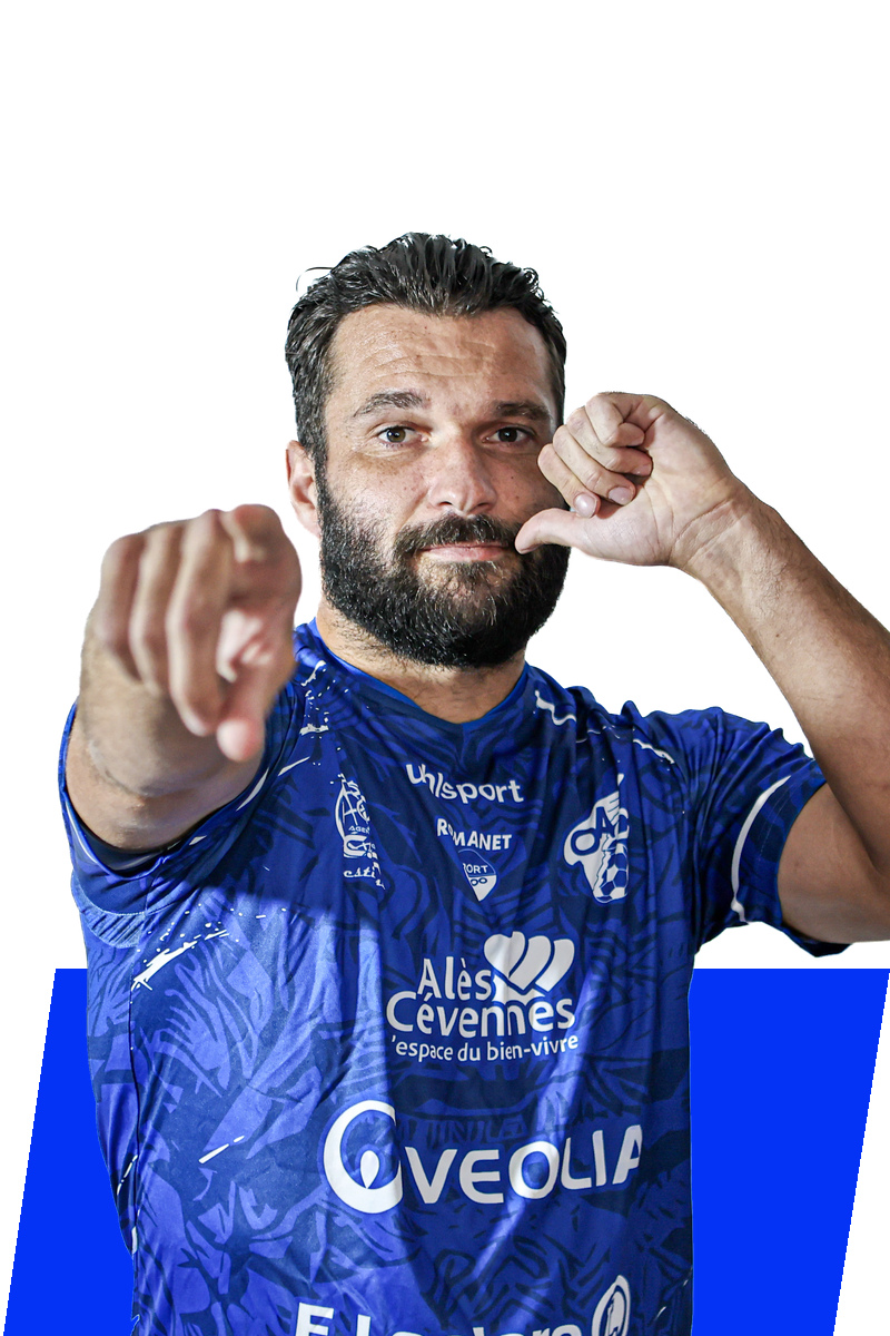 Théo PEYRARD — Variante au survol — OAC 2026/2027 Théo PEYRARD — Variante au survol — Olympique d’Alès en Cévennes