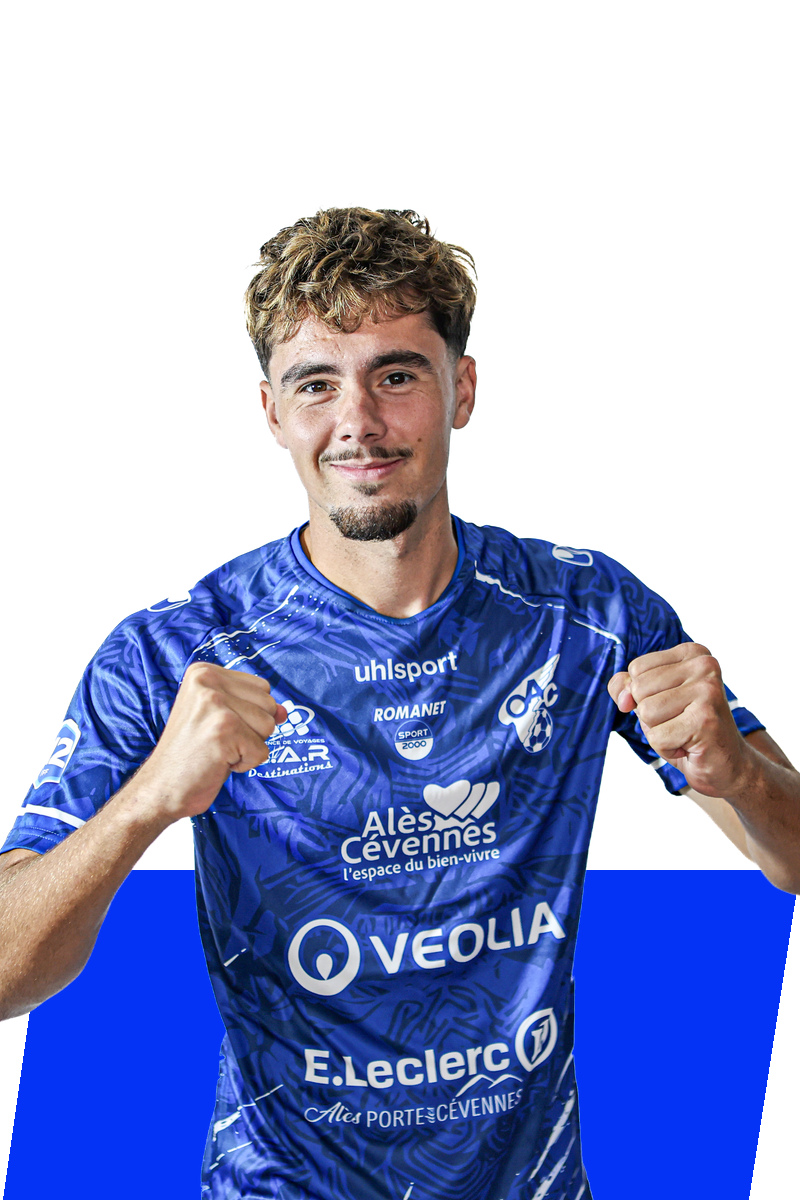 Tom LARCIER — Variante au survol — OAC 2026/2027 Tom LARCIER — Variante au survol — Olympique d’Alès en Cévennes