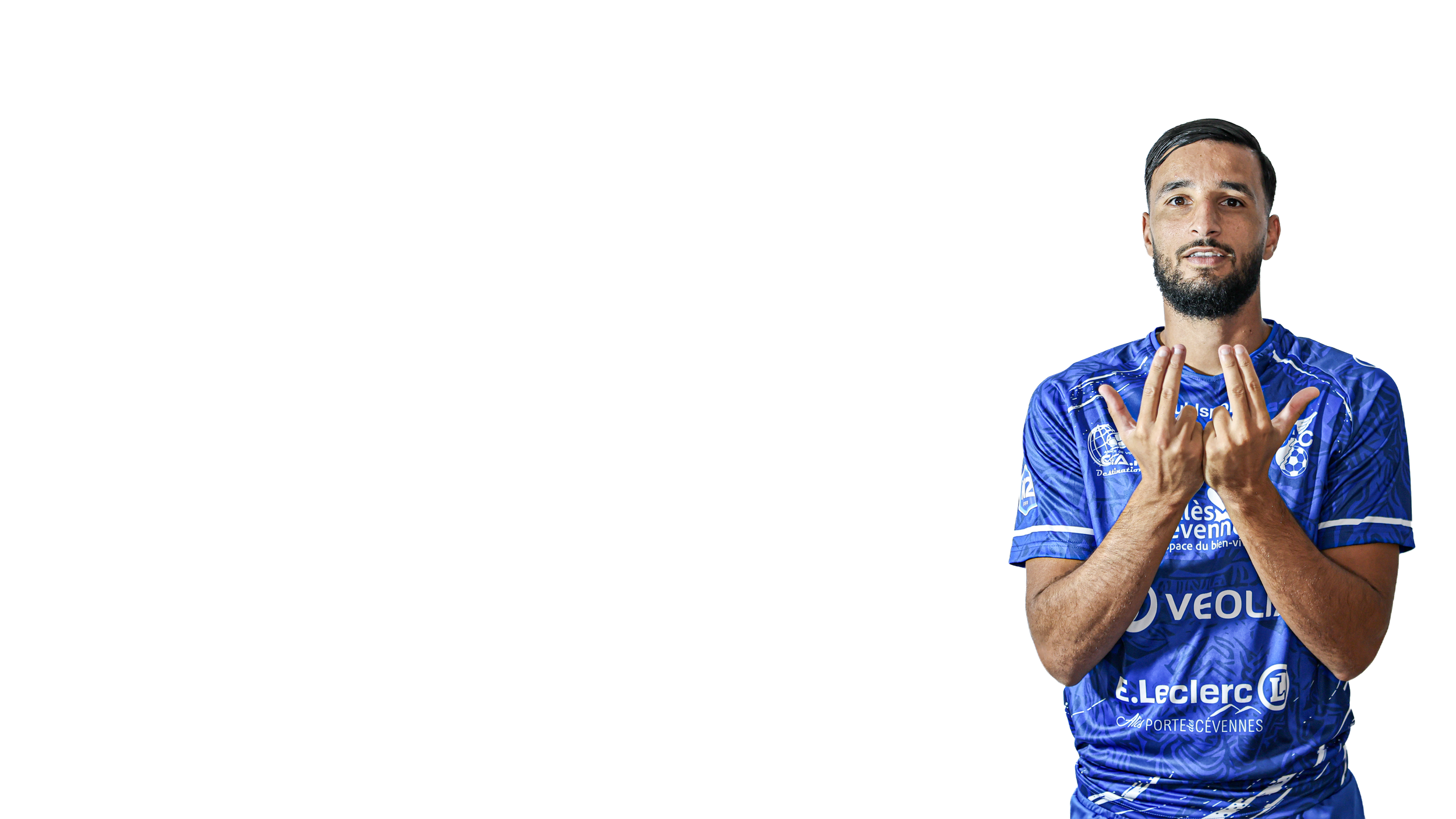 Rayanne KHEMAIS — Portrait sur fond transparent — Olympique d’Alès en Cévennes